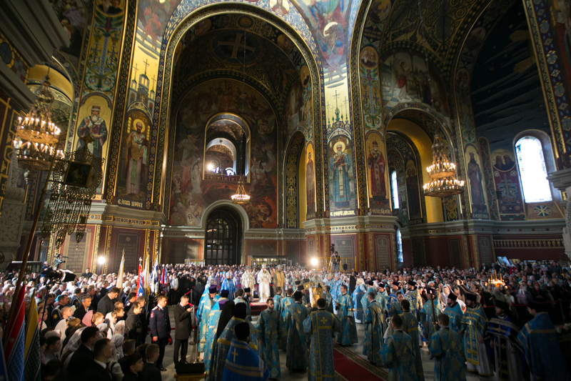 Преосвященнейший епископ Симон принял участие в торжествах по случаю праздника Покрова Пресвятой Богородицы в столице мирового казачества – городе Новочеркасске