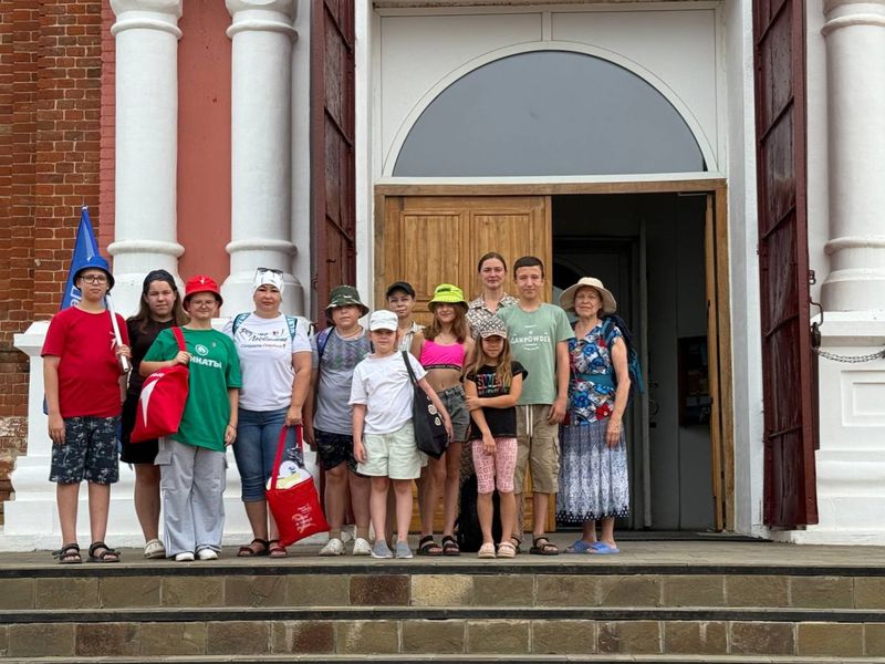 Поход с приходской молодежью станицы Обливской