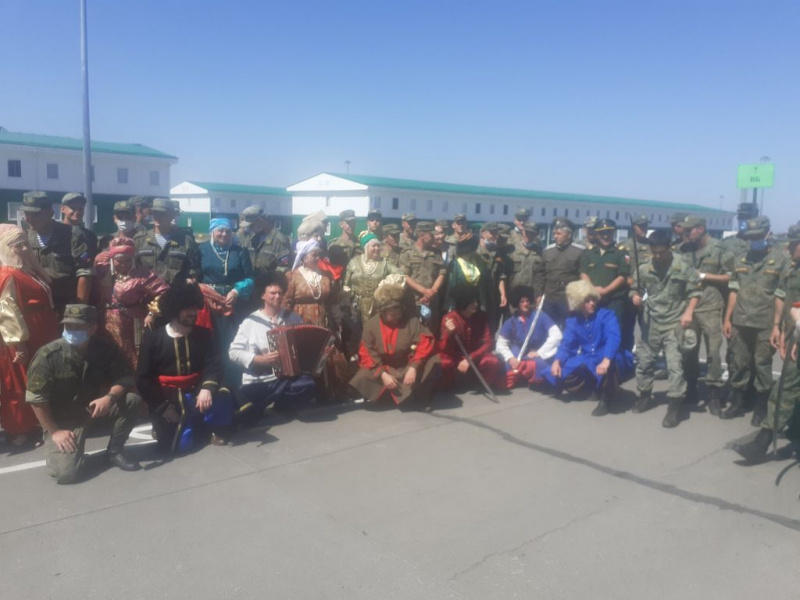 Состоялись казачьи соревнования среди военнослужащих срочной службы