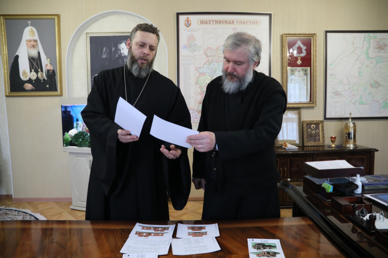 Епископ Симон рассмотрел строительство и восстановление храмов в Сулинском благочинии