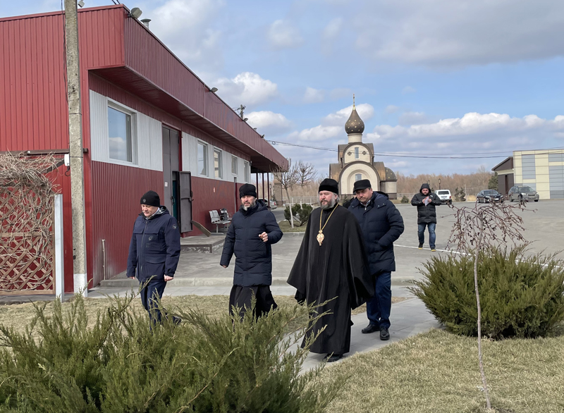 Преосвященнейший епископ Симон посетил новопостроенный храм в честь Веры, Надежды, Любови и матери их Софии в станице Багаевской