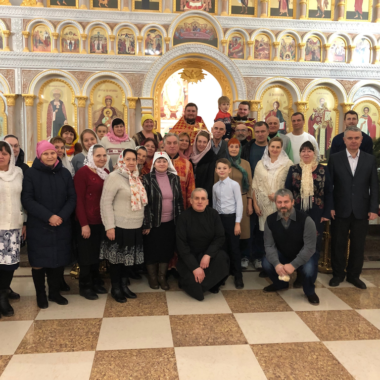 В первые минуты 2020-го года в Державном храме г. Донецка состоялось праздничное богослужение