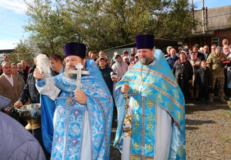 Престольный праздник в Покровском храме станицы Кривянской  ﻿