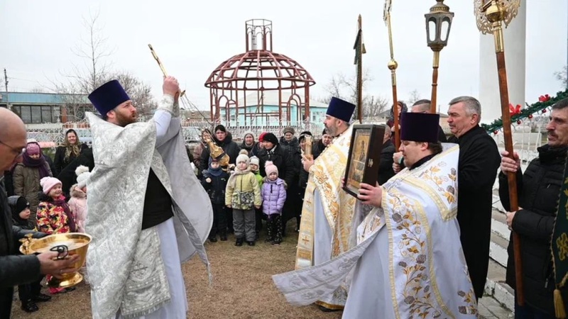 Храма станицы Калитвенской отметил престольный праздник придела в честь Собора пророка Иоанна Предтечи