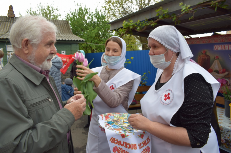 В храме Архистратига Михаила пос. Каменоломни поздравили детей войны с Днем Победы