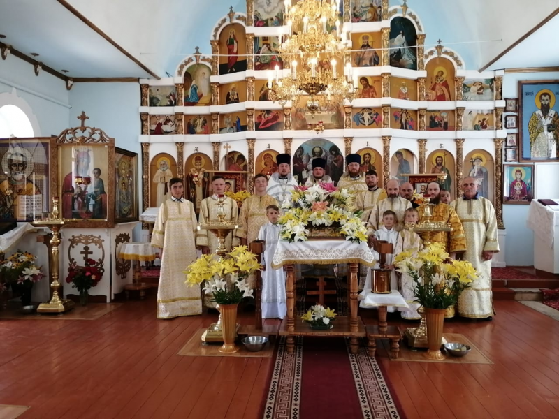 Престольный праздник в храме честь Рождества великого пророка Предтечи и Крестителя Господня Иоанна молитвенно отметили в ст. Боковской