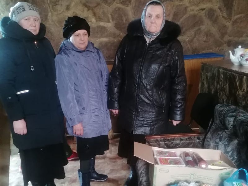 Донецкое благочиние помогает пострадавшим людям, попавшим в стихийное бедствие