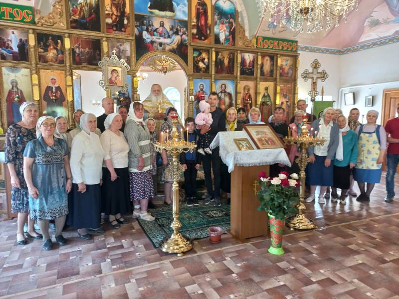 Престольный праздник в слободе Красюковская