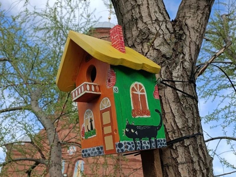 Доброе дело руками детей: Юные мастера из станицы Кривянской смастерили скворечник для пернатых соседей