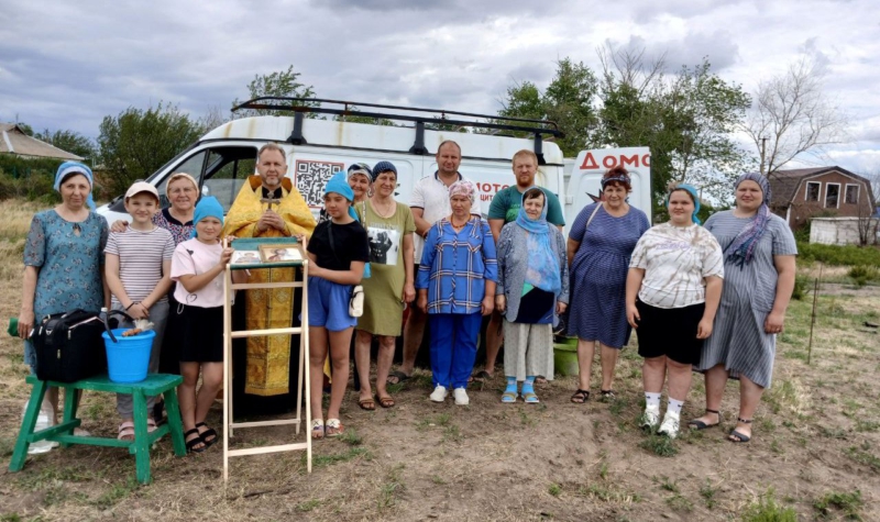 В хуторе Усьмане начато строительство дома причта