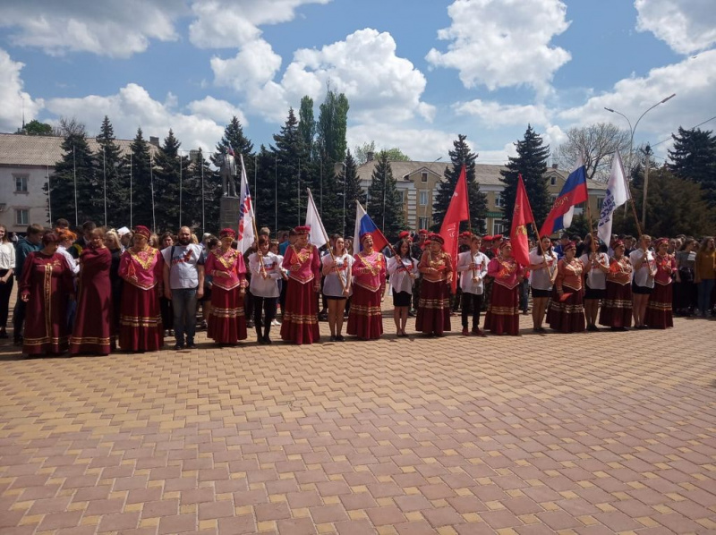 Иерей Сергий Столяров принял участие во Всероссийской акции «День Победы»