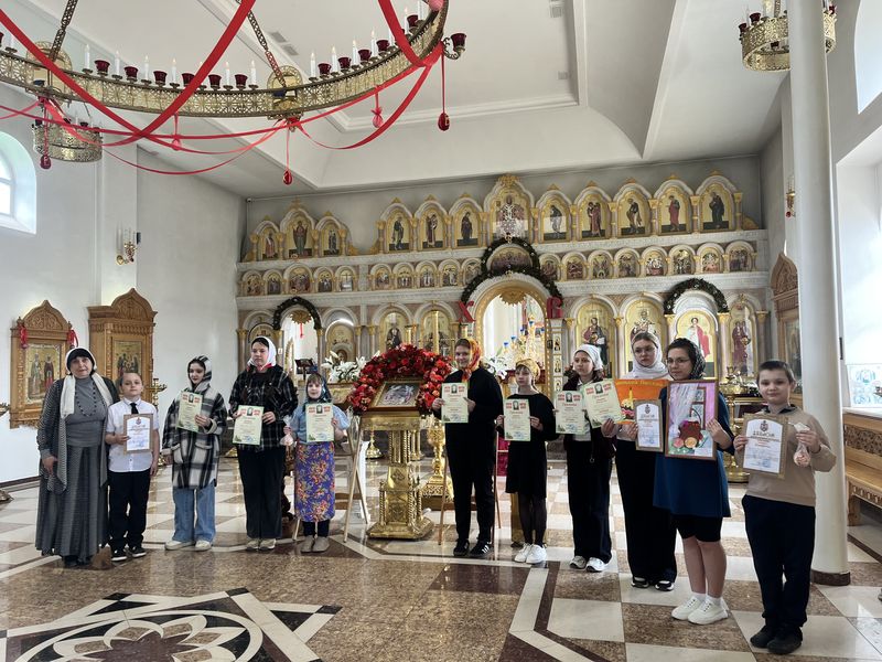 В Державном храме наградили победителей конкурса «Пасха Красная»
