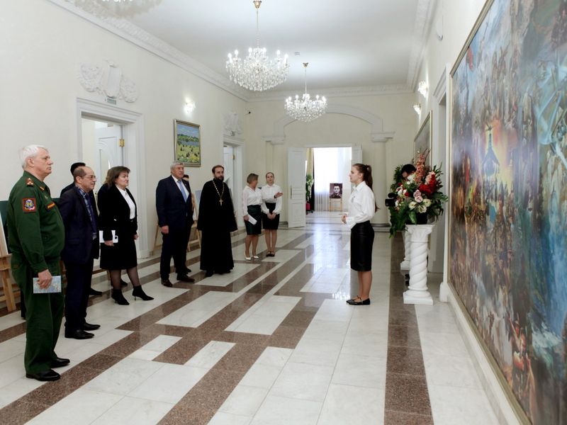 В поселке Каменоломни открылась военно-историческая панорама