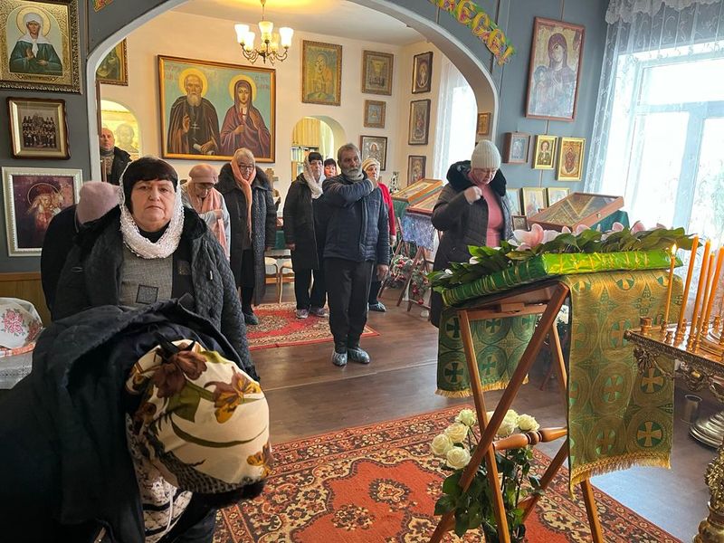 В поселке Отрадном в день памяти преподобного Серафима Саровского отметили престольный праздник