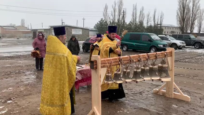Освящение колоколов в Чернышевском благочинии