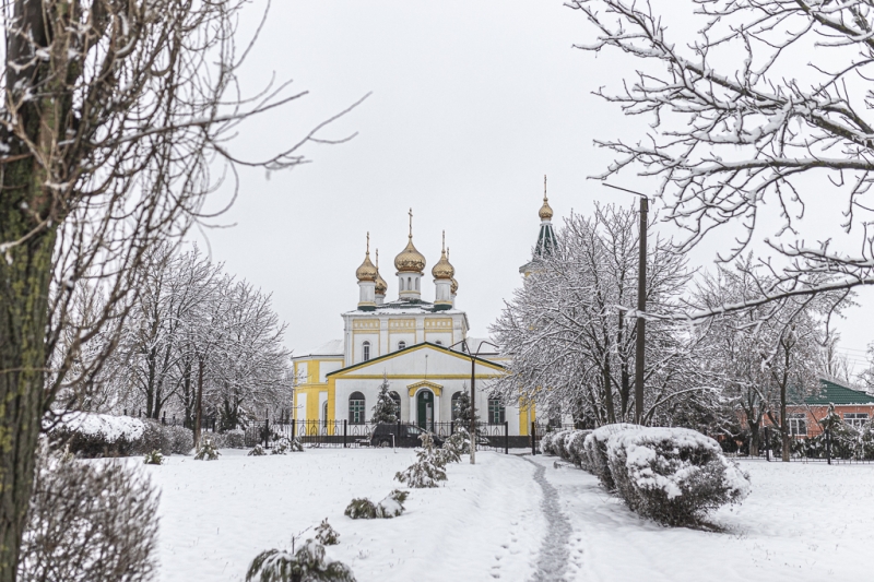 Всенощное бдение в храме святителя Николая Чудотворца в поселке Аюта