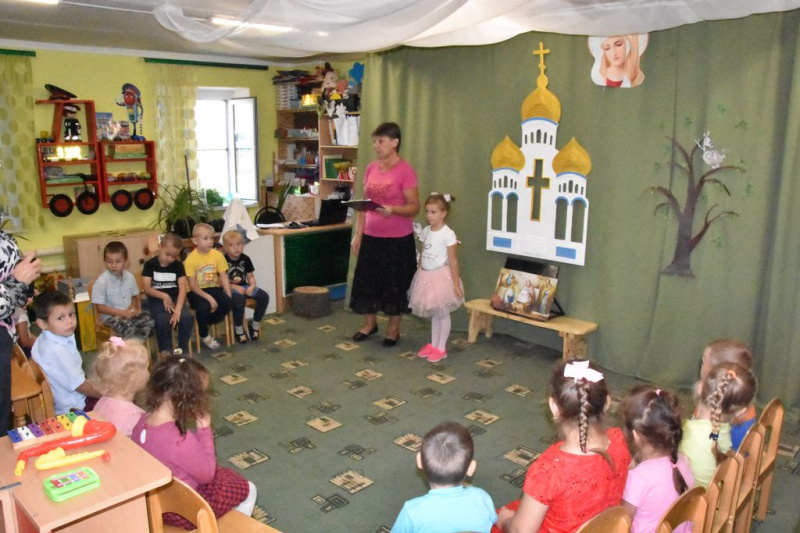 В детском саду «Ивушка» хут. Красный Багаевского района отметили Рождество Пресвятой Богородицы