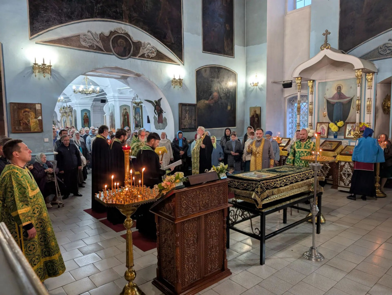 Принесение мощей праведного Павла Таганрогского в Верхнедонское благочиние
