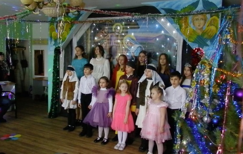 Рождество Христово в храме святой Елисаветы города Гуково