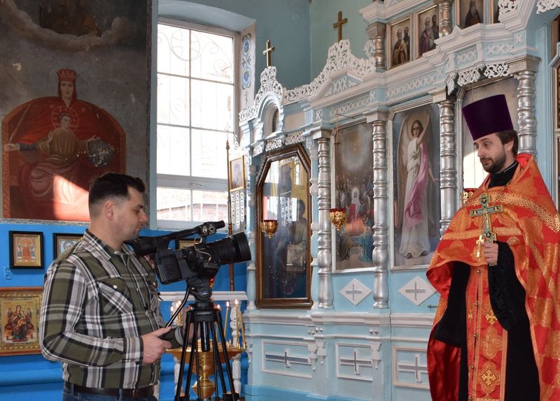 Пасхальное поздравление жителей Октябрьского района