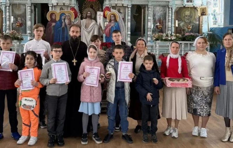 В воскресной школе «Благовест» подвели итоги художественного конкурса «Пасхальная радость»