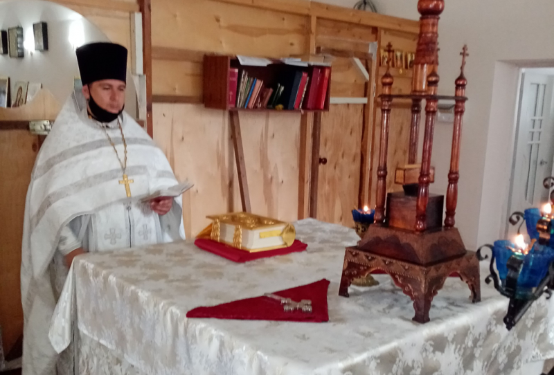 Престольный праздник в храме в честь Архистратига Михаила хут. Елкин