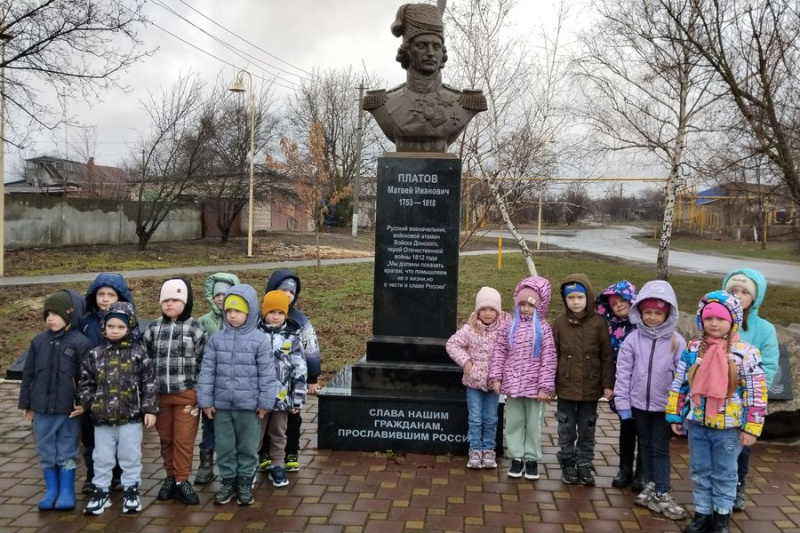 Детский сад «Берёзка» посетил Свято-Успенский храм станицы Гундоровской