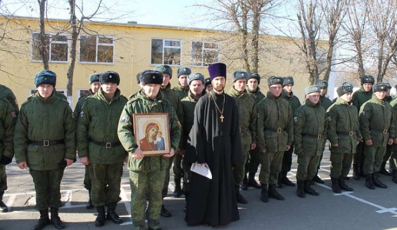 Иерей Георгий Болоцков провел духовную беседу с личным составом войсковой части № 3722 г. Шахты