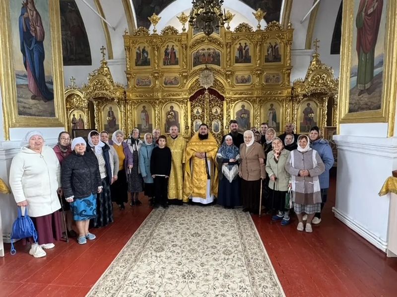 В храме великомученика Георгия Победоносца совершена служба древним чином