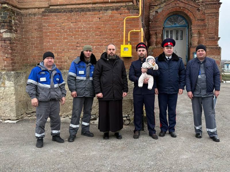 Завершилась реконструкция сети газопотребления на приходе Пресвятой Троицы