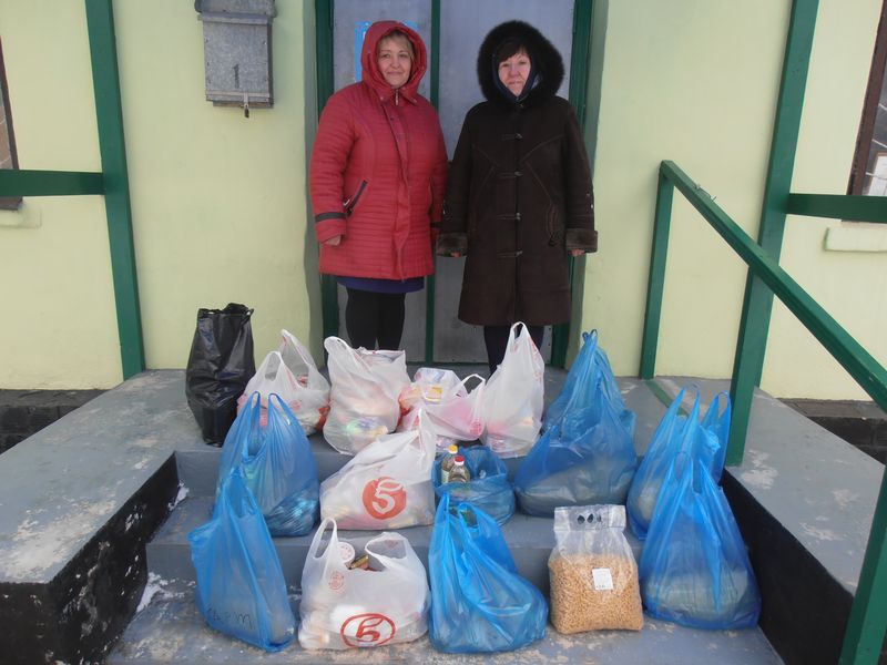 Собрана помощь в отдаленные населенные пункты Каменского района