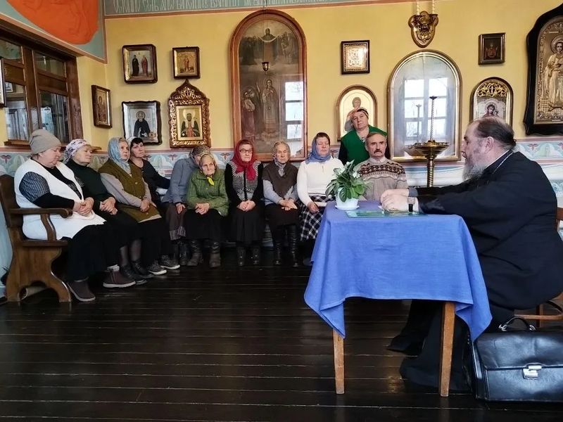 В день святителя Иоанна Златоуста в Можаевке обсудили Святую Землю и наследие великого святителя