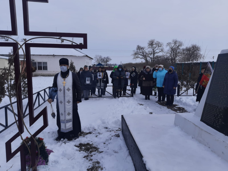 Протоиерей Роман Мясников принял участие в мероприятиях, посвященных 79-й годовщине освобождения Багаевского района