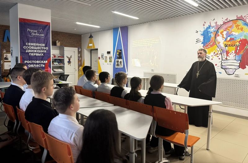В Багаевском районе прошла встреча молодёжи с духовником о смысле Великого поста