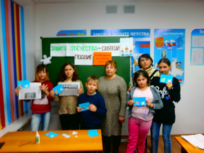 В духовном кружке «Живое слово мудрости духовной» г. Донецка прошло очередное занятие по теме «Защита Отечества – святой подвиг»