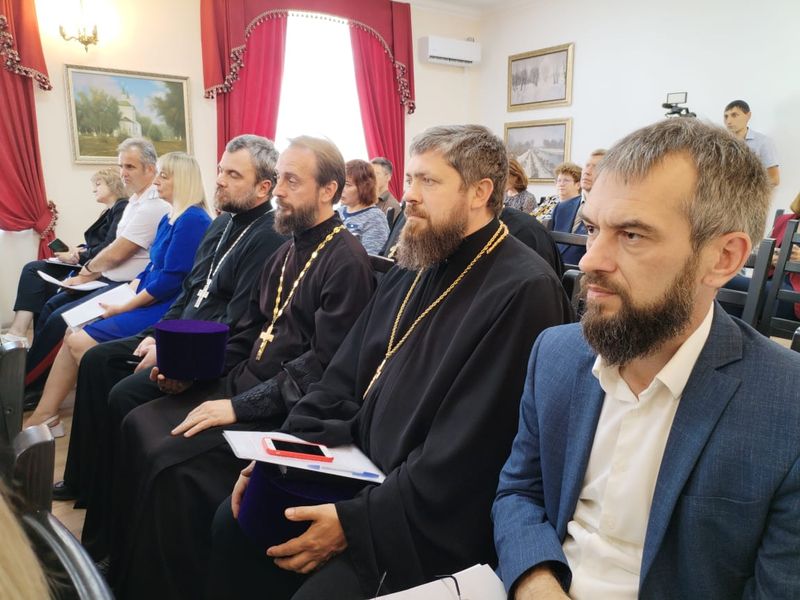 Председатель отдела религиозного образования протоиерей Сергий Яценко принял участие в﻿ заседании оргкомитета XXVIII Димитриевских образовательных чтений