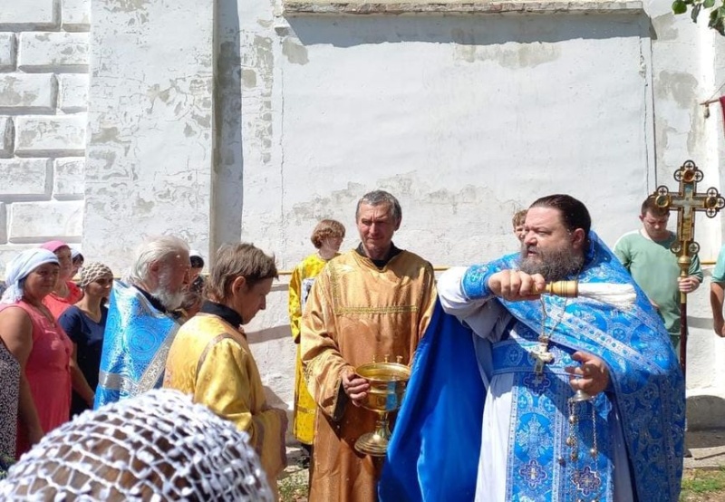 Престольный праздник в станице Заплавской