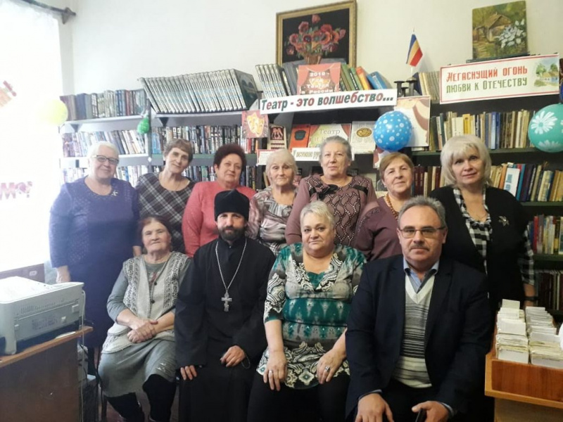 Иеромонах Арсений (Алимов) принял участие в торжественном мероприятии, посвященном 50-летию библиотеки в пос. Горный