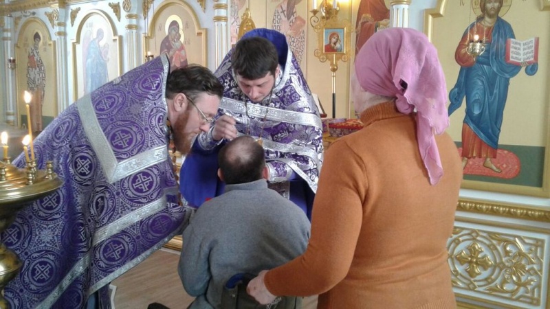 В храме Святителя Николая Чудотворца сл. Калач-Куртлак Советского района состоялось соборное богослужение