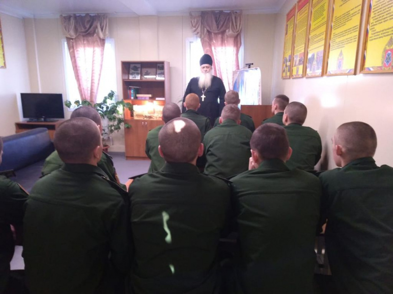 Иеромонах Николай (Наметышев) с пастырским визитом посетил 163 полк военной части 150-й мотострелковой дивизии