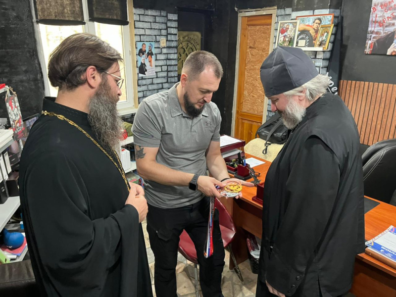 Епископ Симон обсудил перспективы сотрудничества со спортивным обществом «Георгий Победоносец»