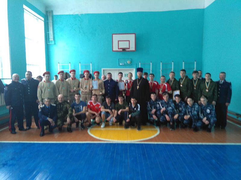 Военно-патриотические сборы казачьей молодежи Верхне-Донского казачьего округа