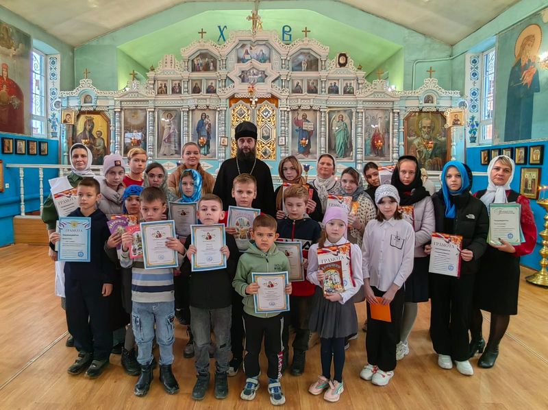 Учащиеся воскресной школы «Благовест» принимают активное участие в различных конкурсах