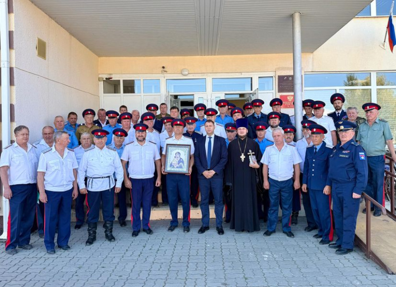 Выборы окружного атамана в станице Боковской    