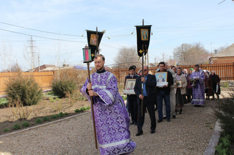 В х. Красновка Каменского благочиния состоялось молебное пение во время губительного поветрия 