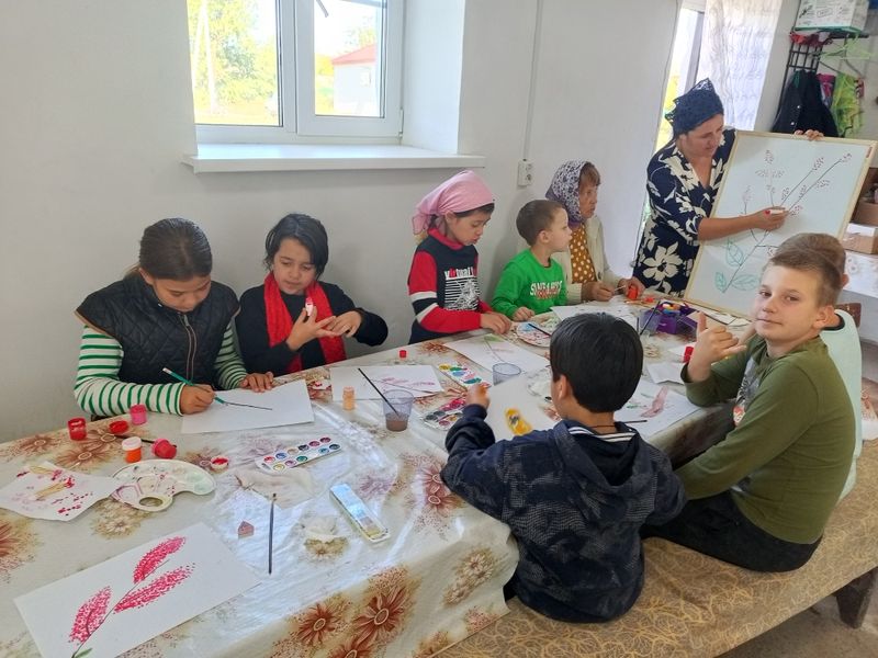 В воскресной школе села Первомайского прошло занятие об Успенском посте