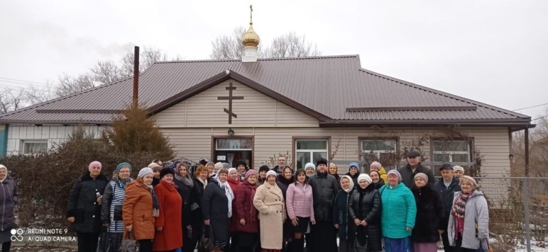 В поселке Отрадный престольный праздник в часть преподобного Серафима Саровского