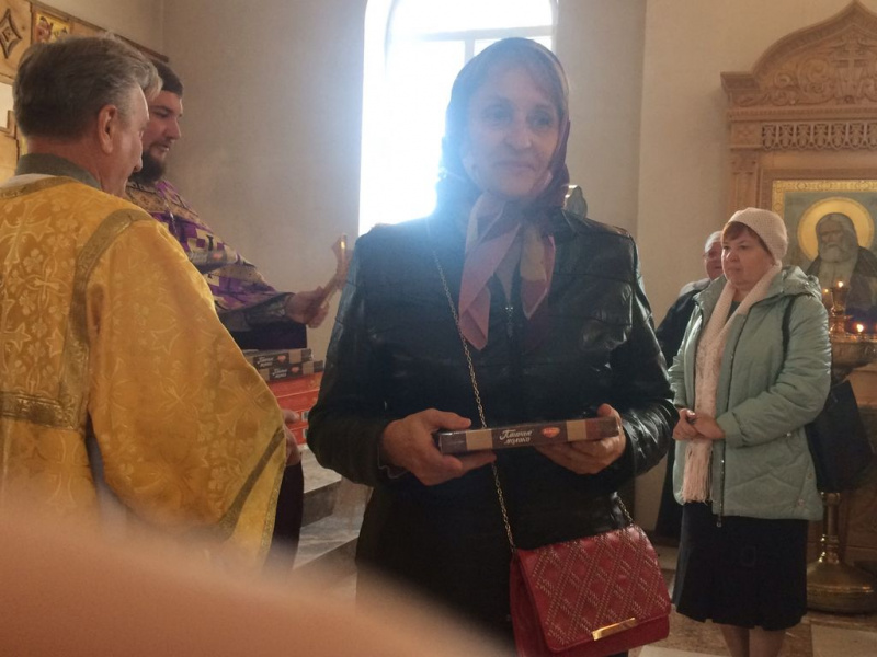 В храме Державной иконы Божией Матери в день памяти святых мучениц Веры, Надежды, Любови и матери их Софии поздравили именинниц