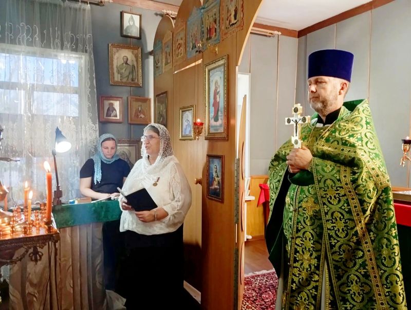 В посёлке Отрадном отметили престольный праздник в честь преподобного Серафима Саровского