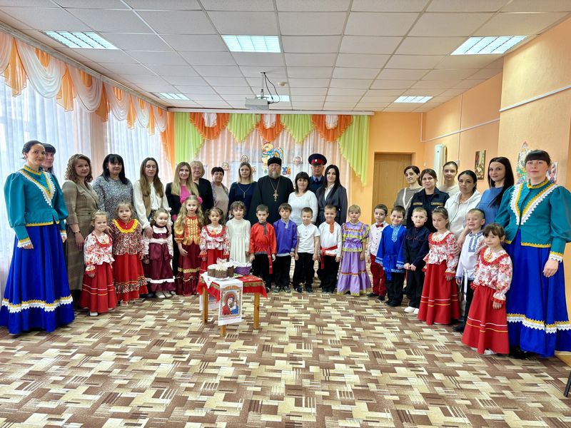 Пасхальный утренник в детском саду станицы Обливской